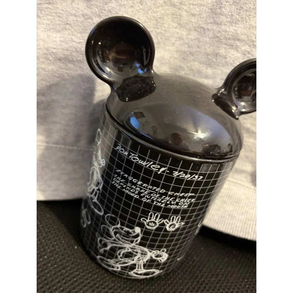Disney‎ Mickey Mouse Canister Sketch Art Mickey Ears Lid Black OS